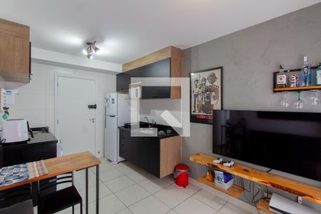 Sala/Cozinha/Área de Serviço de apartamento à venda com 1 quarto, 32m² em Vila Ré, São Paulo