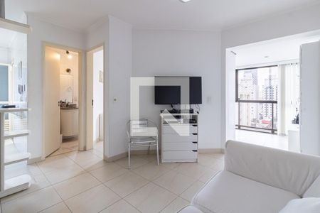 Sala de apartamento à venda com 2 quartos, 58m² em Moema, São Paulo