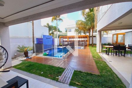 Vista da Sala de casa de condomínio à venda com 3 quartos, 272m² em Swiss Park, Campinas