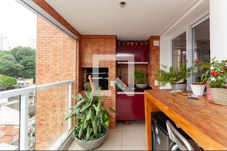 Varanda Gourmet de apartamento à venda com 2 quartos, 132m² em Lapa, São Paulo