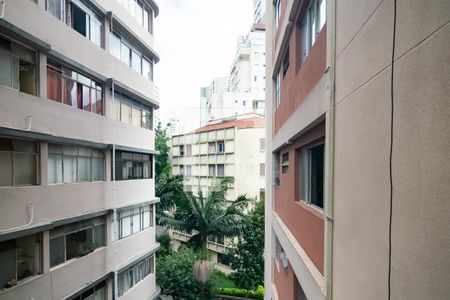 Vista - Sala de apartamento para alugar com 1 quarto, 59m² em Bela Vista, São Paulo
