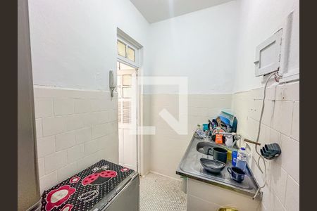 Cozinha de apartamento à venda com 1 quarto, 42m² em Botafogo, Rio de Janeiro
