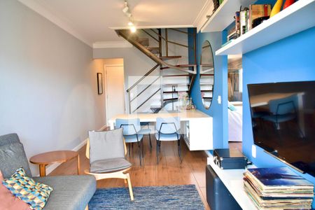 Sala de apartamento à venda com 2 quartos, 130m² em Chácara Inglesa, São Paulo