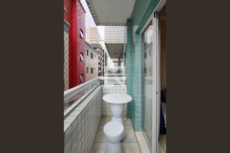 Sacada de apartamento para alugar com 1 quarto, 55m² em Boqueirão, Praia Grande