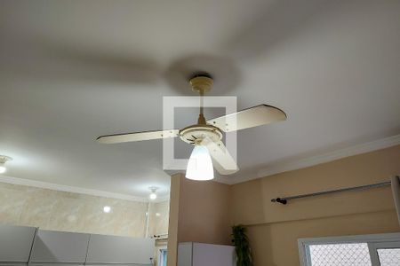 Sala de apartamento para alugar com 1 quarto, 55m² em Boqueirão, Praia Grande