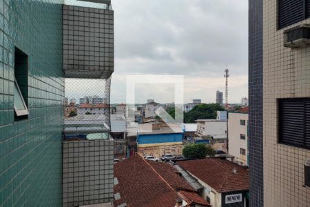 Vista da Sacada de apartamento para alugar com 1 quarto, 55m² em Boqueirão, Praia Grande