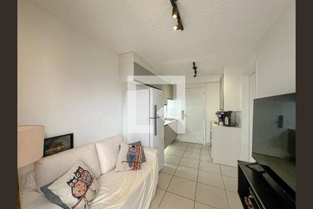 Sala/Cozinha de apartamento à venda com 1 quarto, 30m² em Parque Industrial Tomas Edson, São Paulo