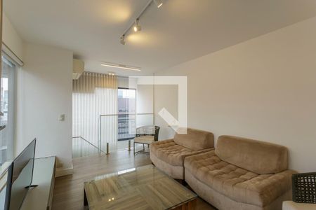 Sala de TV de apartamento para alugar com 2 quartos, 118m² em Vila Nova Conceição, São Paulo