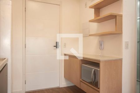 Cozinha de apartamento para alugar com 1 quarto, 38m² em Vila Clementino, São Paulo