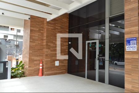 Fachada + Plaquinha de apartamento para alugar com 1 quarto, 66m² em Vila Mariana, São Paulo