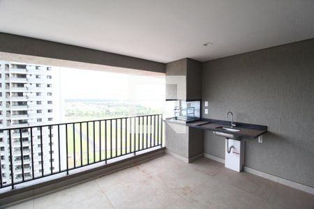 Varanda gourmet de apartamento para alugar com 3 quartos, 130m² em Shopping Park, Uberlândia