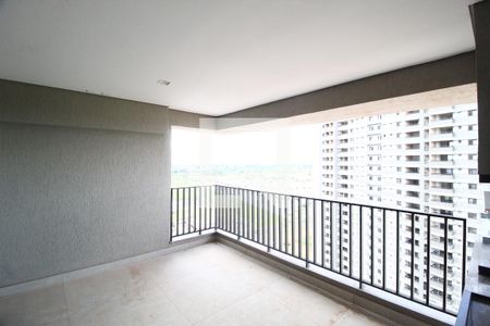 Varanda gourmet de apartamento para alugar com 3 quartos, 130m² em Shopping Park, Uberlândia