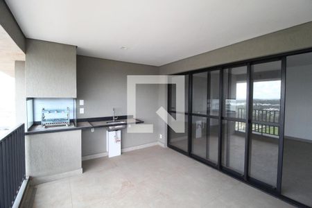 Varanda gourmet de apartamento para alugar com 3 quartos, 130m² em Shopping Park, Uberlândia