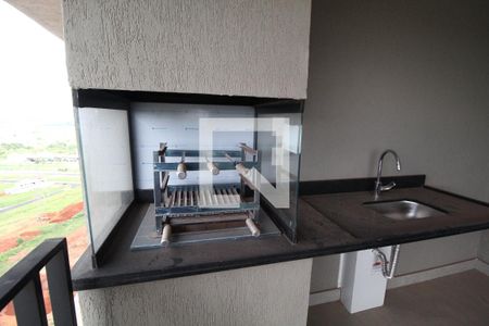 Varanda gourmet - Churrasqueira de apartamento para alugar com 3 quartos, 130m² em Shopping Park, Uberlândia