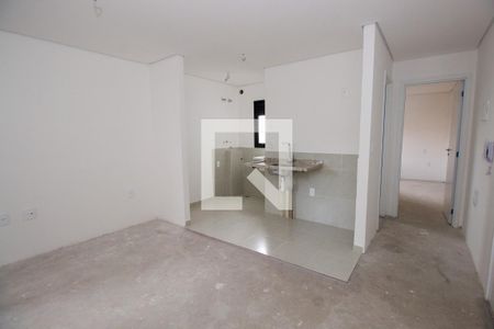 Sala / Cozinha / Área de Serviço de apartamento à venda com 1 quarto, 35m² em Vila Sonia, São Paulo
