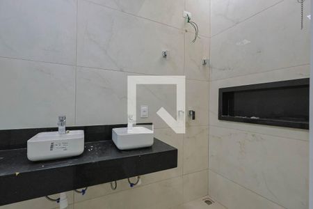 Banheiro da Suíte 2 de casa à venda com 4 quartos, 160m² em Nova Floresta, Belo Horizonte