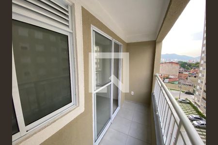 Varanda da Sala de apartamento para alugar com 2 quartos, 40m² em Del Castilho, Rio de Janeiro