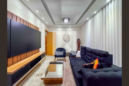 Sala de Estar de apartamento à venda com 3 quartos, 102m² em Floresta, Belo Horizonte
