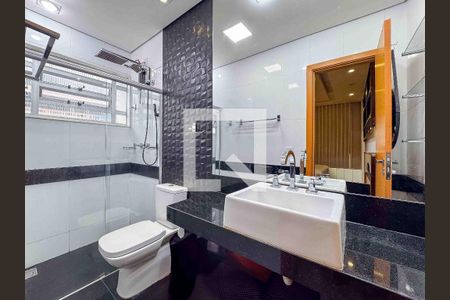 Banheiro Suíte de apartamento à venda com 3 quartos, 102m² em Floresta, Belo Horizonte