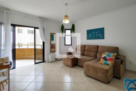 Sala de apartamento para alugar com 2 quartos, 92m² em Vila Tupi, Praia Grande