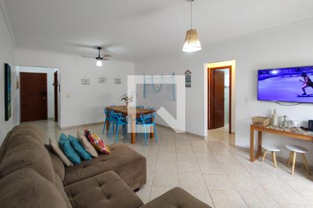 Sala de apartamento para alugar com 2 quartos, 92m² em Vila Tupi, Praia Grande
