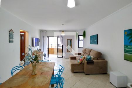 Sala de apartamento para alugar com 2 quartos, 92m² em Vila Tupi, Praia Grande