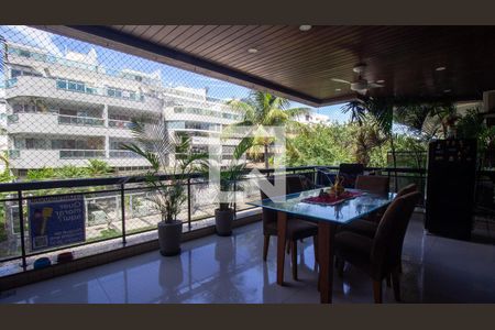 Varanda de apartamento à venda com 3 quartos, 120m² em Recreio dos Bandeirantes, Rio de Janeiro