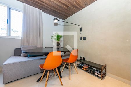 Sala de apartamento à venda com 2 quartos, 63m² em Buritis, Belo Horizonte