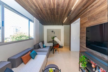 Sala de apartamento à venda com 2 quartos, 63m² em Buritis, Belo Horizonte
