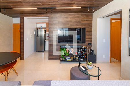 Sala de apartamento à venda com 2 quartos, 63m² em Buritis, Belo Horizonte