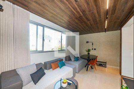 Sala de apartamento à venda com 2 quartos, 63m² em Buritis, Belo Horizonte