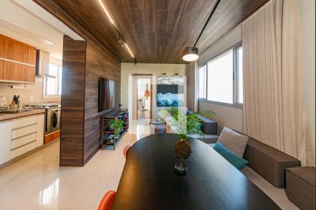 Sala de apartamento à venda com 2 quartos, 63m² em Buritis, Belo Horizonte