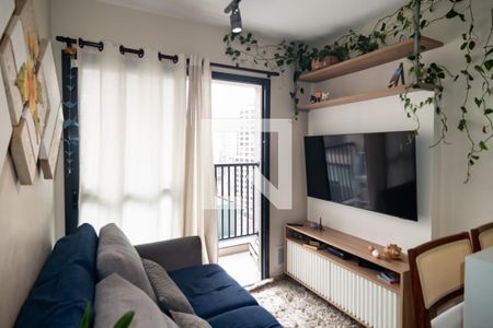 Sala de apartamento para alugar com 1 quarto, 30m² em Bela Vista, São Paulo