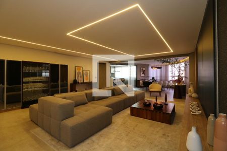 Sala de apartamento à venda com 4 quartos, 275m² em Campestre, Santo André