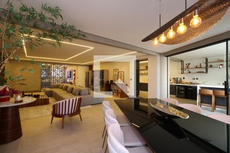 Sala de apartamento à venda com 4 quartos, 275m² em Campestre, Santo André