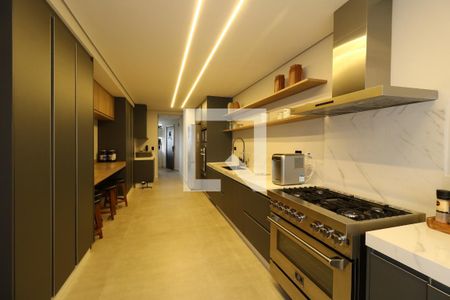 Cozinha de apartamento à venda com 4 quartos, 275m² em Campestre, Santo André