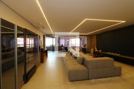 Sala de apartamento à venda com 4 quartos, 275m² em Campestre, Santo André