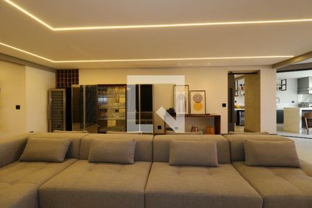 Sala de Estar de apartamento à venda com 4 quartos, 275m² em Campestre, Santo André