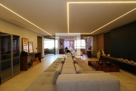 Sala de apartamento à venda com 4 quartos, 275m² em Campestre, Santo André