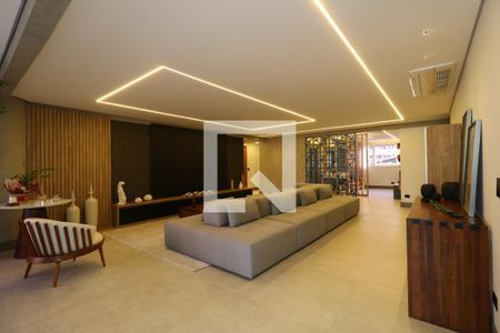 Sala de Estar de apartamento à venda com 4 quartos, 275m² em Campestre, Santo André