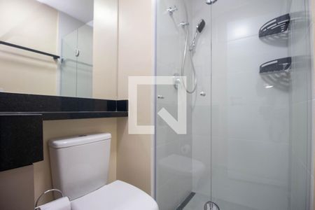 Banheiro de apartamento para alugar com 1 quarto, 27m² em Santo Amaro, São Paulo