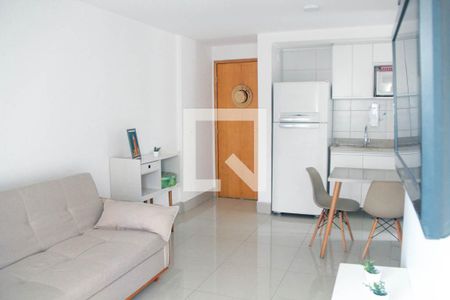 Sala de apartamento para alugar com 1 quarto, 40m² em Setor Central, Goiânia