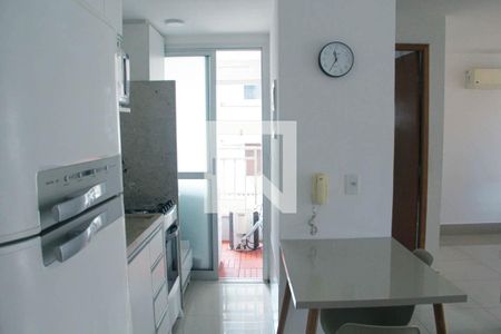 Cozinha de apartamento para alugar com 1 quarto, 40m² em Setor Central, Goiânia