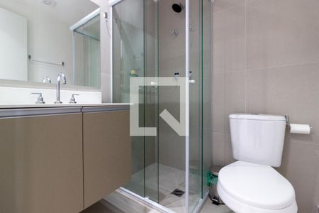 Banherio de kitnet/studio para alugar com 1 quarto, 24m² em Pinheiros, São Paulo