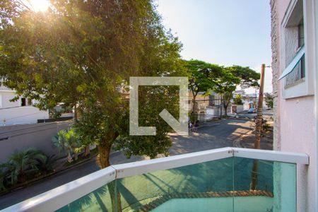 Varanda da Suíte  de apartamento à venda com 2 quartos, 57m² em Vila Alzira, Santo André