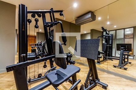 Área comum - Academia de kitnet/studio para alugar com 1 quarto, 27m² em Farroupilha, Porto Alegre