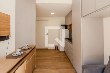 Cozinha de kitnet/studio para alugar com 1 quarto, 27m² em Farroupilha, Porto Alegre