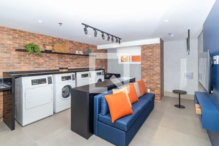 Área comum - Lavanderia de kitnet/studio à venda com 1 quarto, 21m² em Lapa, São Paulo