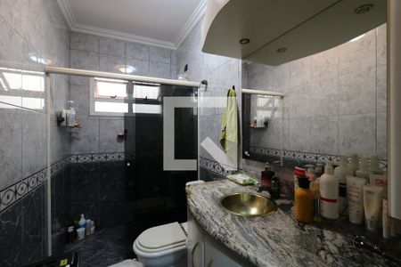 Banheiro da Suíte de casa para alugar com 3 quartos, 195m² em Jardim, Santo André