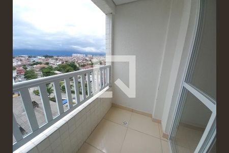 Varanda da Sala de apartamento para alugar com 2 quartos, 87m² em Jardim Independencia, São Vicente